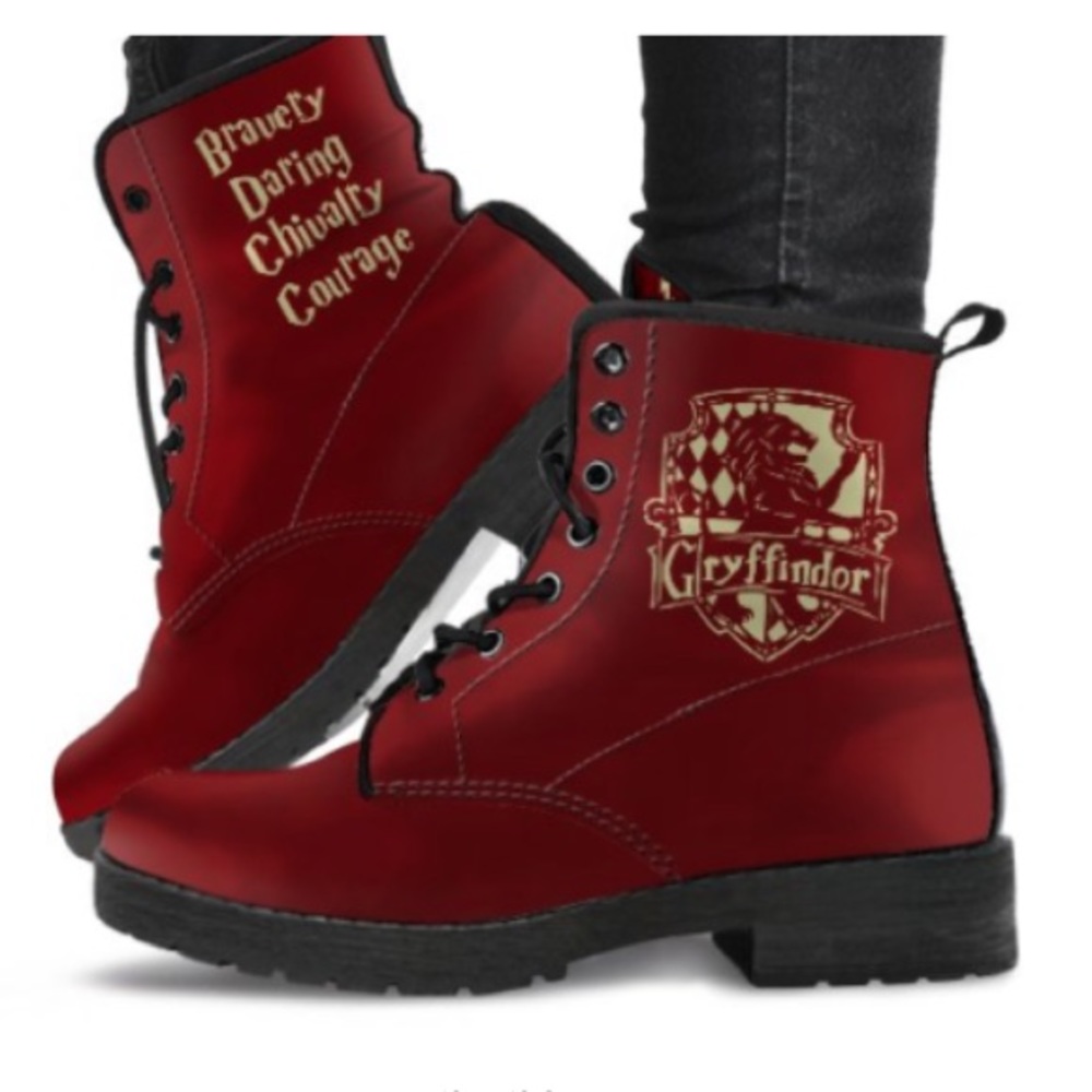 Harry Potter Gryffindor boots